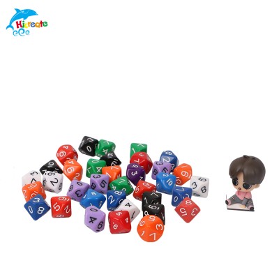 Chinese Factory Custom Colorful Decorate High Quality Custom Engraved Logo Game Dice