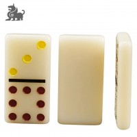 Custom printed plastic children game dominoes with low price